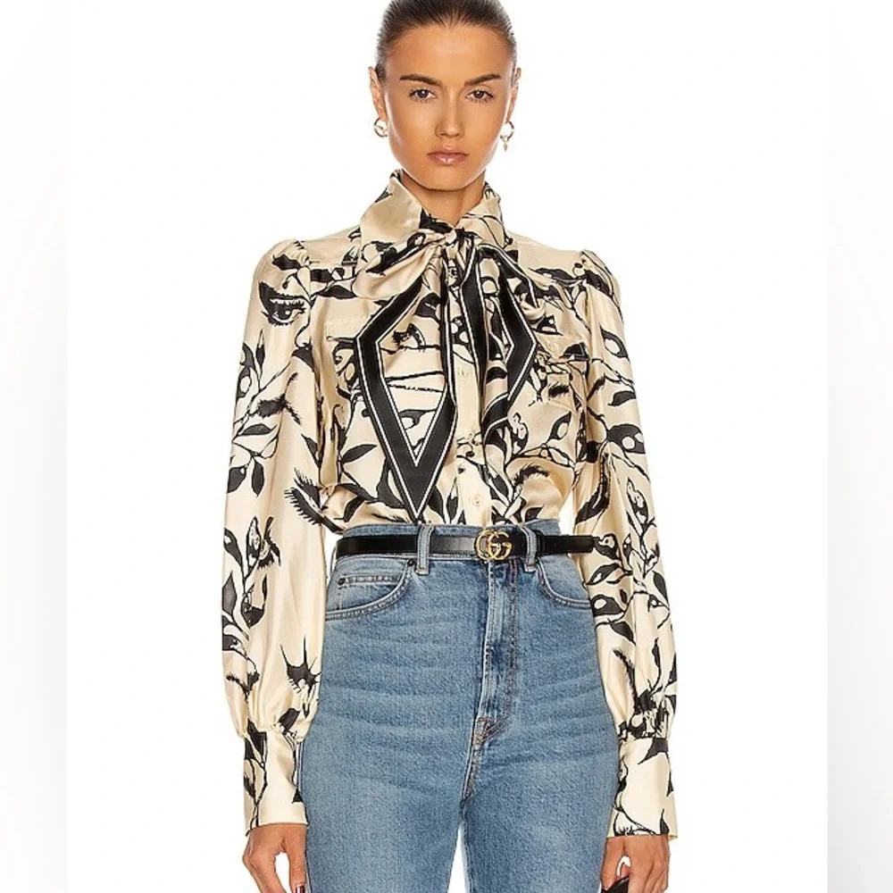 SOLD •Zimmermann Ladybeetle Scarf tie size 1 with spare buttons - Picture 2 of 8